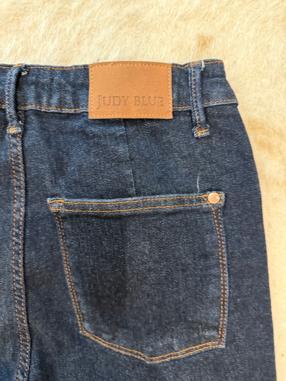 Judy Blue Dark Indigo Straight Leg Jeans - Picture 4 of 4